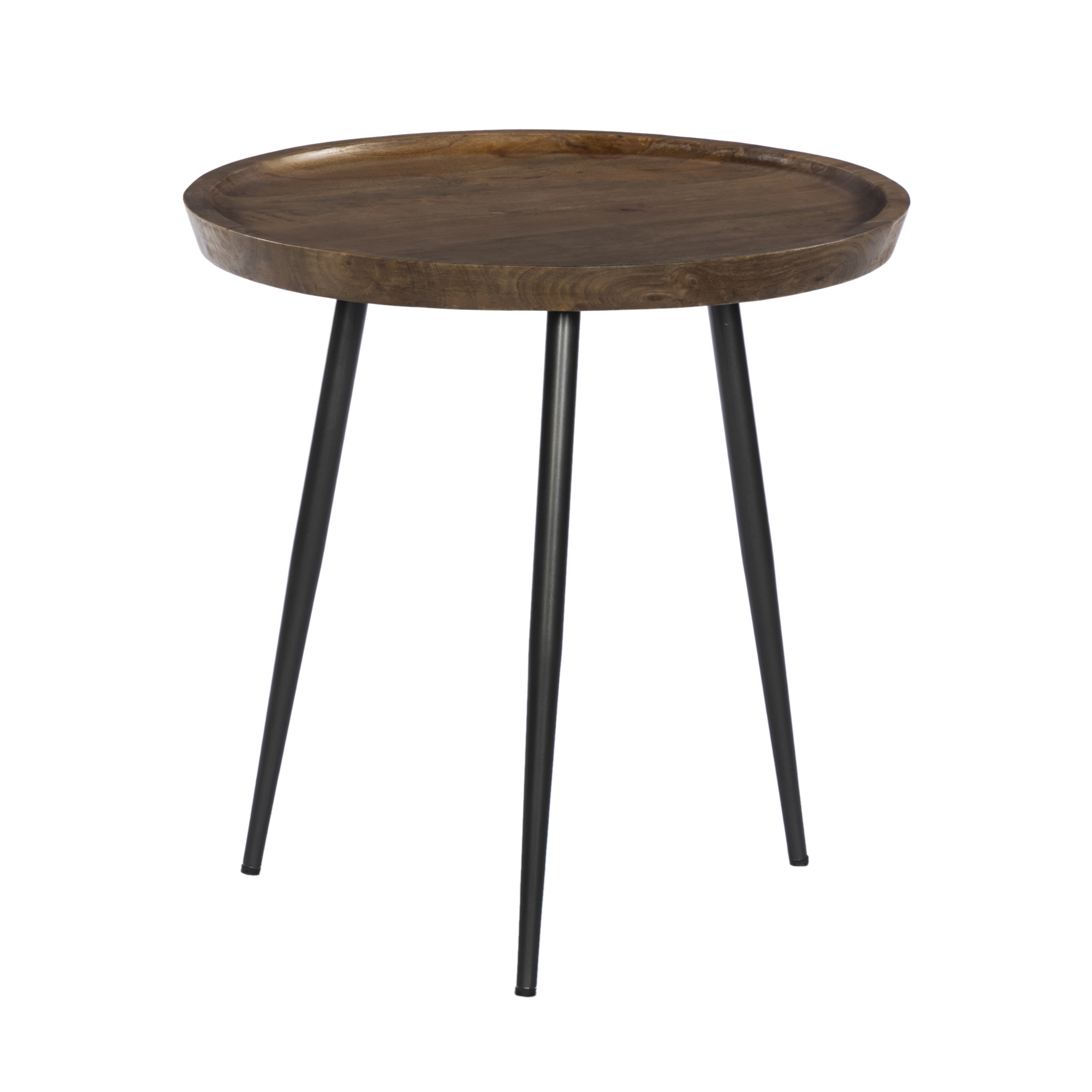 Lounge Table Round Pencil Leg 55 Mango