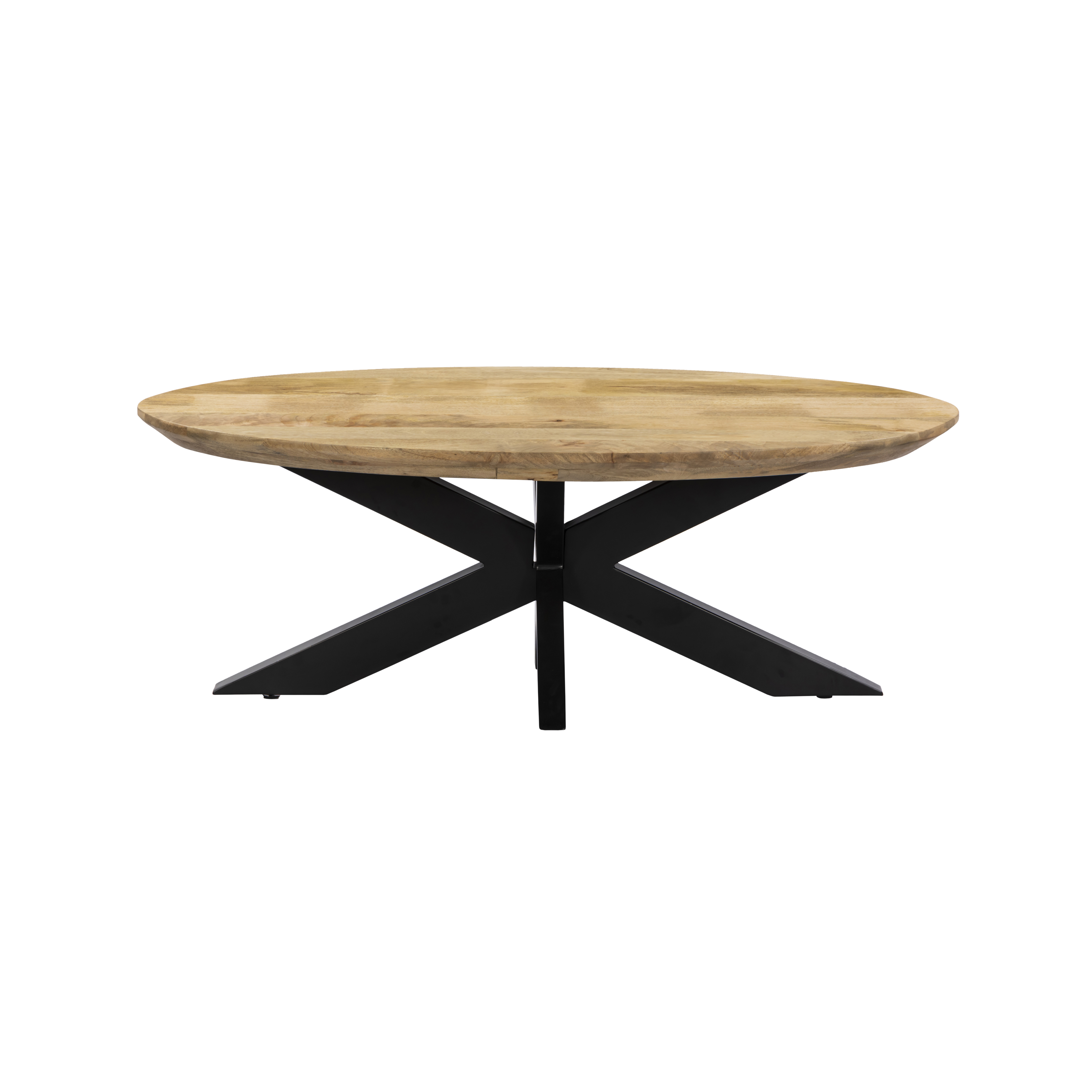 Coffee Table Oval Swiss Edge 120 Mango