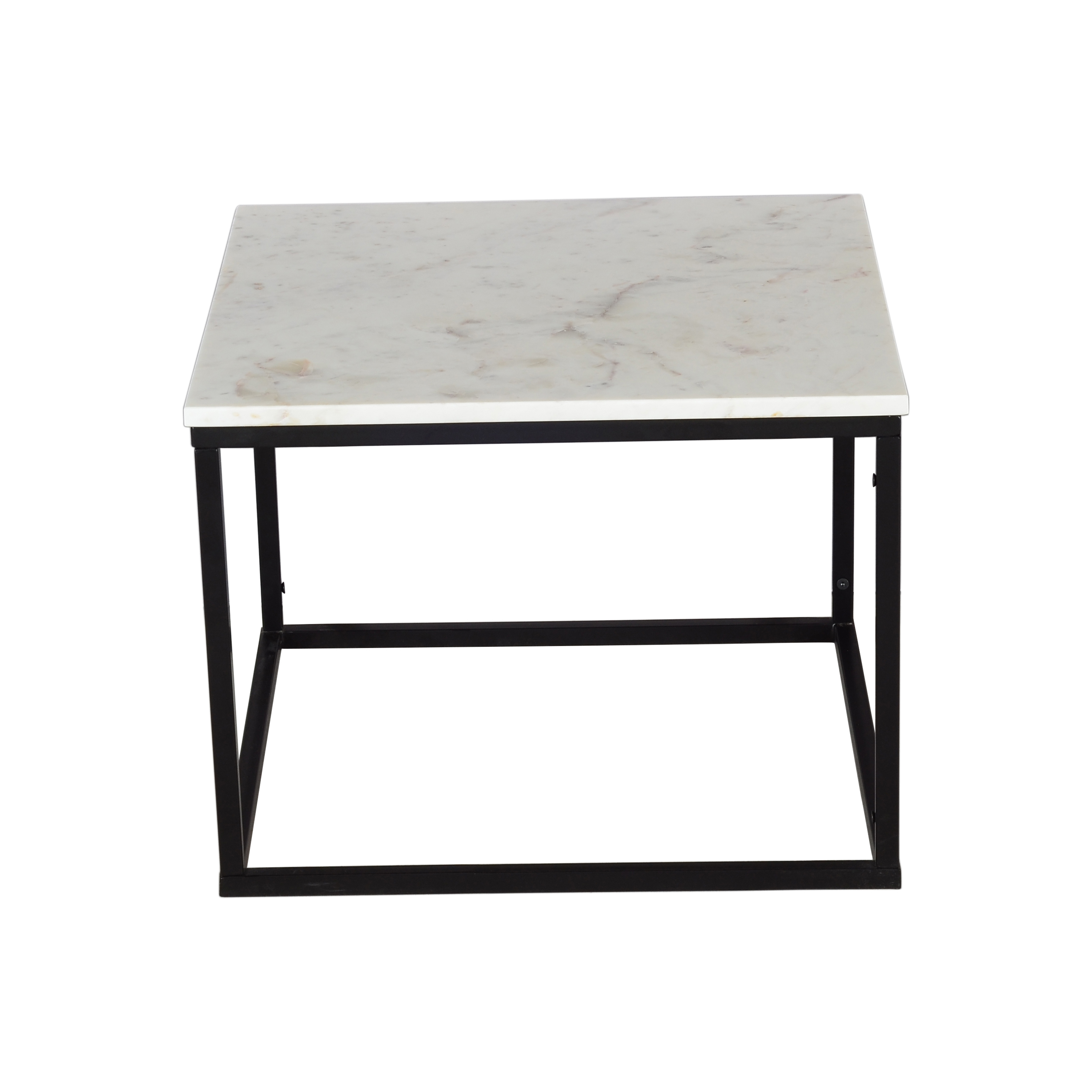 Coffee Table Square 60 White Marble