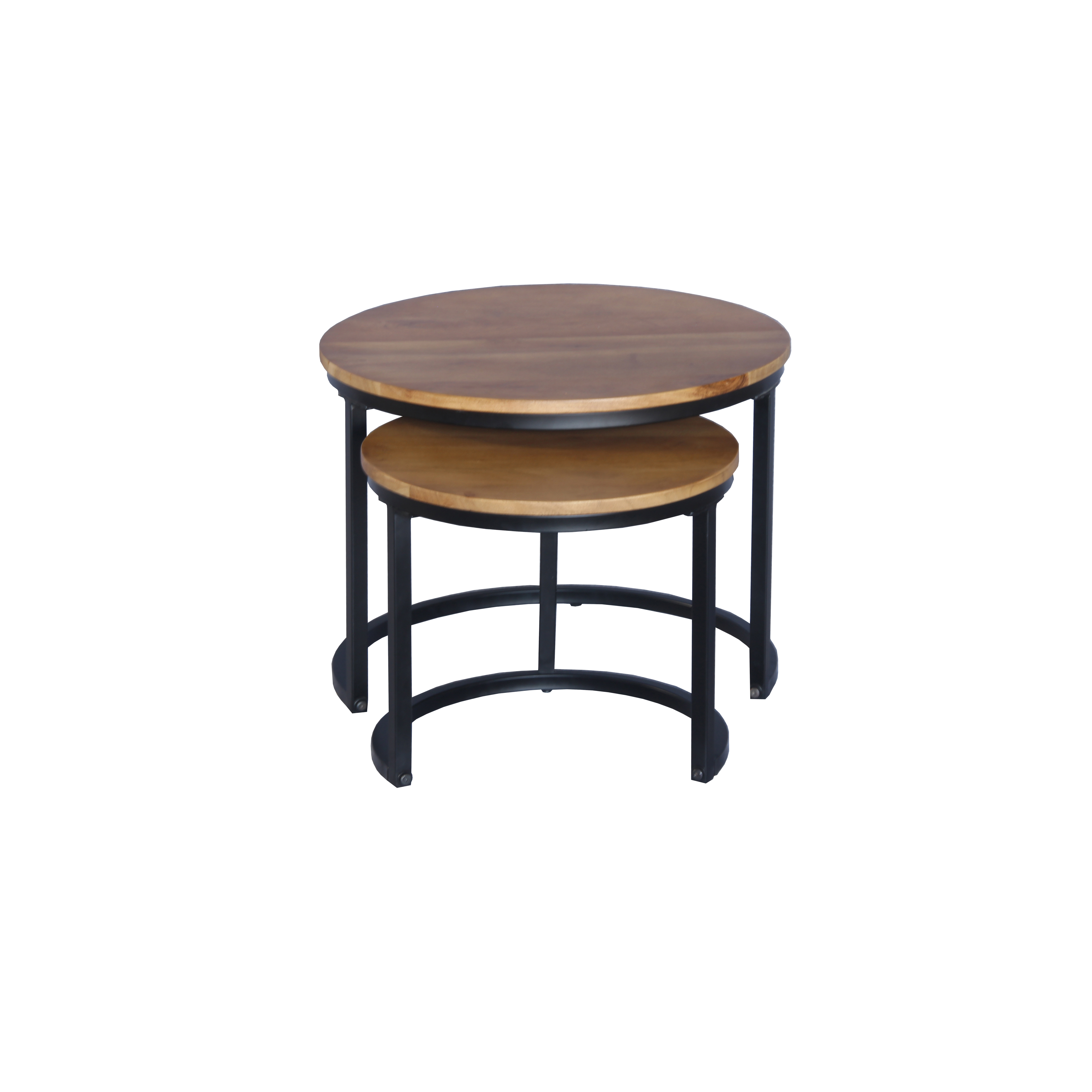 Coffee Table Set Of 2 Round 54 Acacia