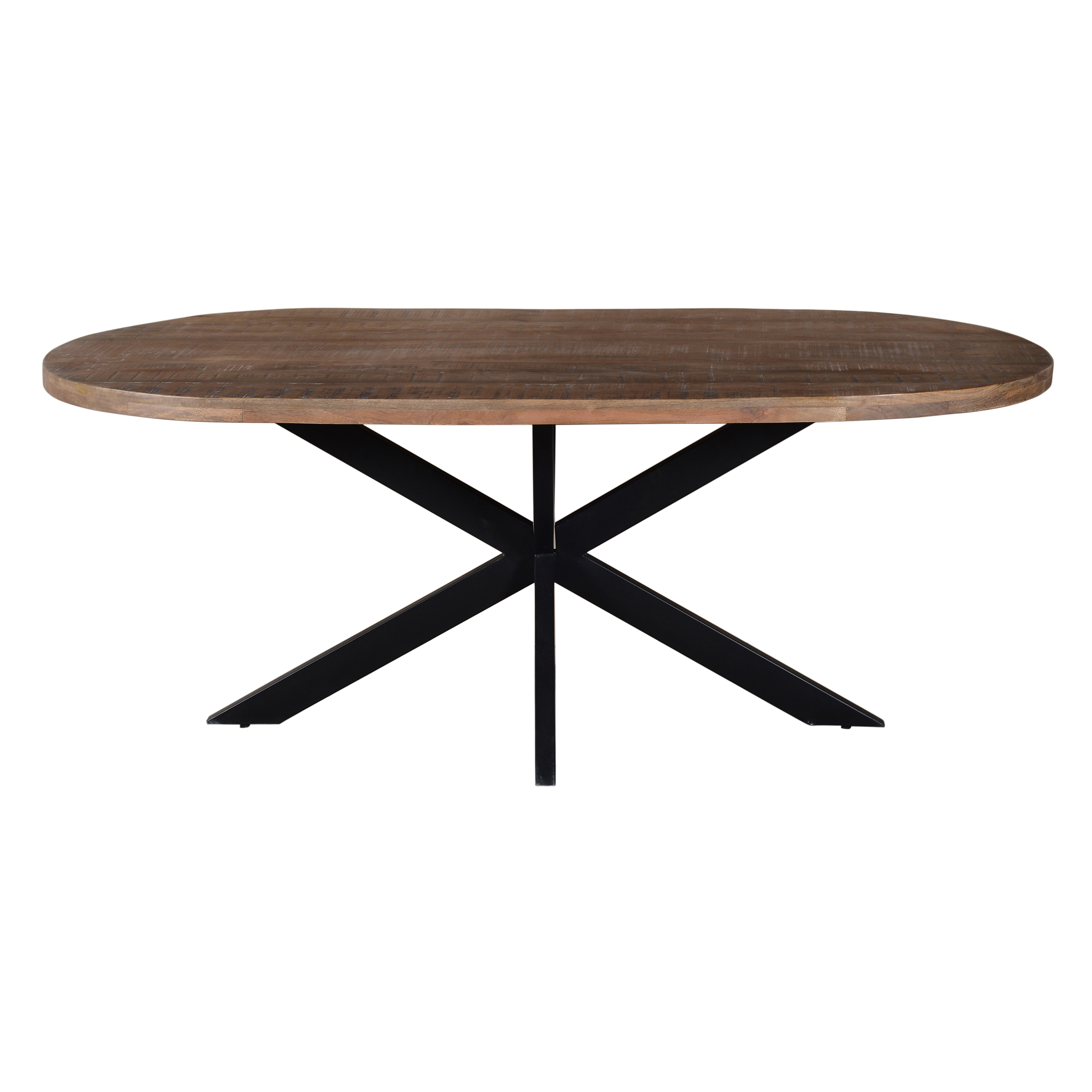 Dining Table Oval With Matrix Leg 200 Mango