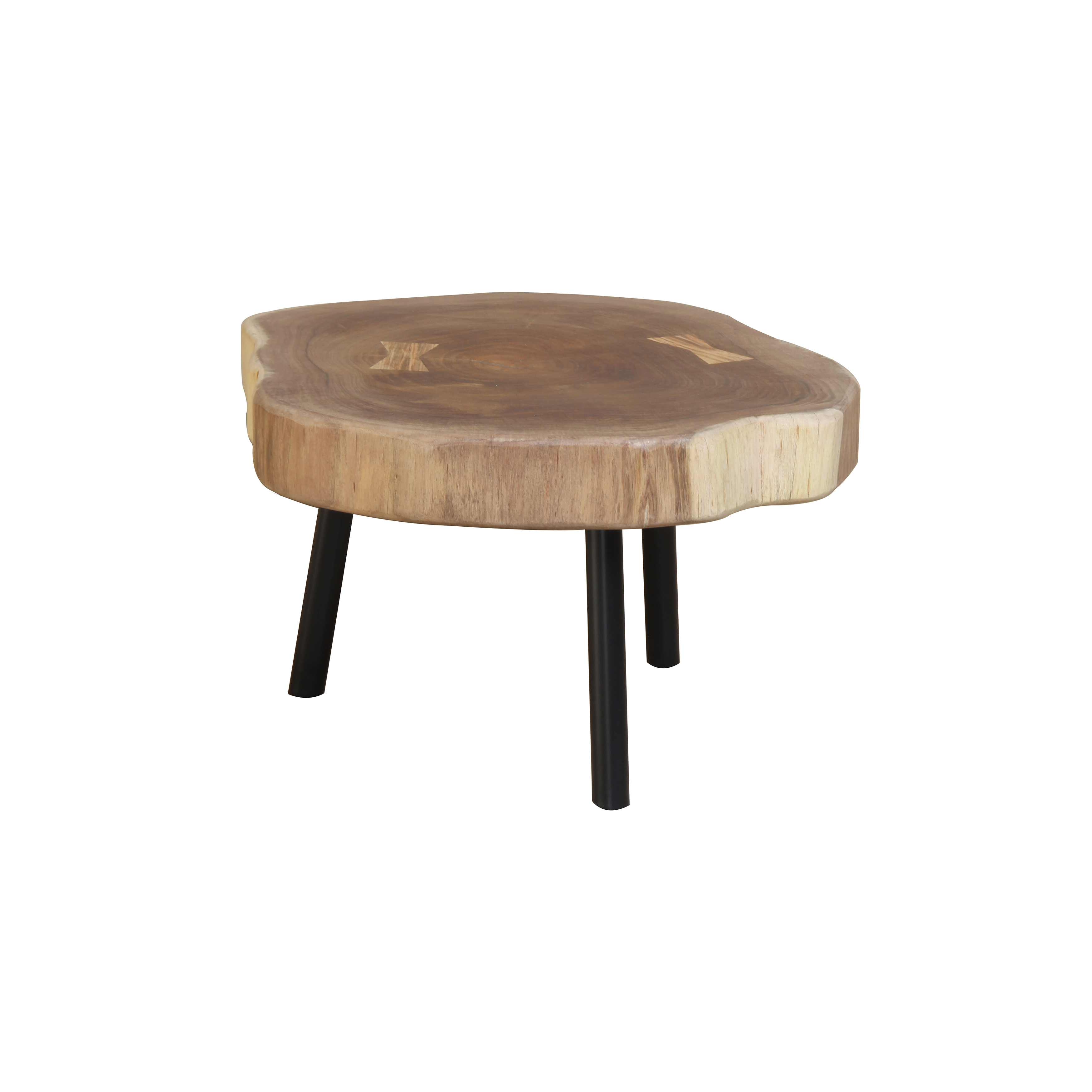 Coffee Table Round Singal Log 80 Acacia