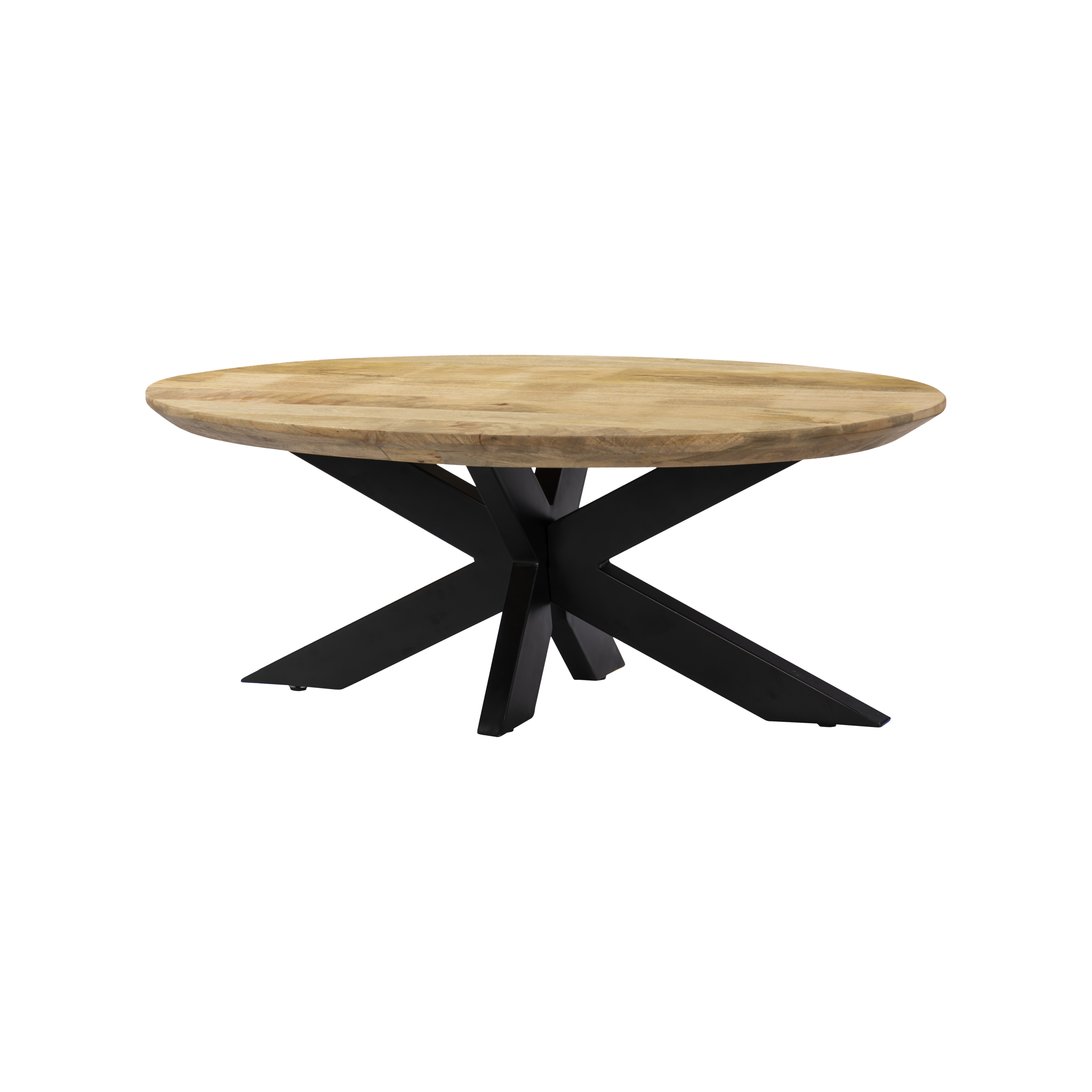 Coffee Table Oval Swiss Edge 120 Mango