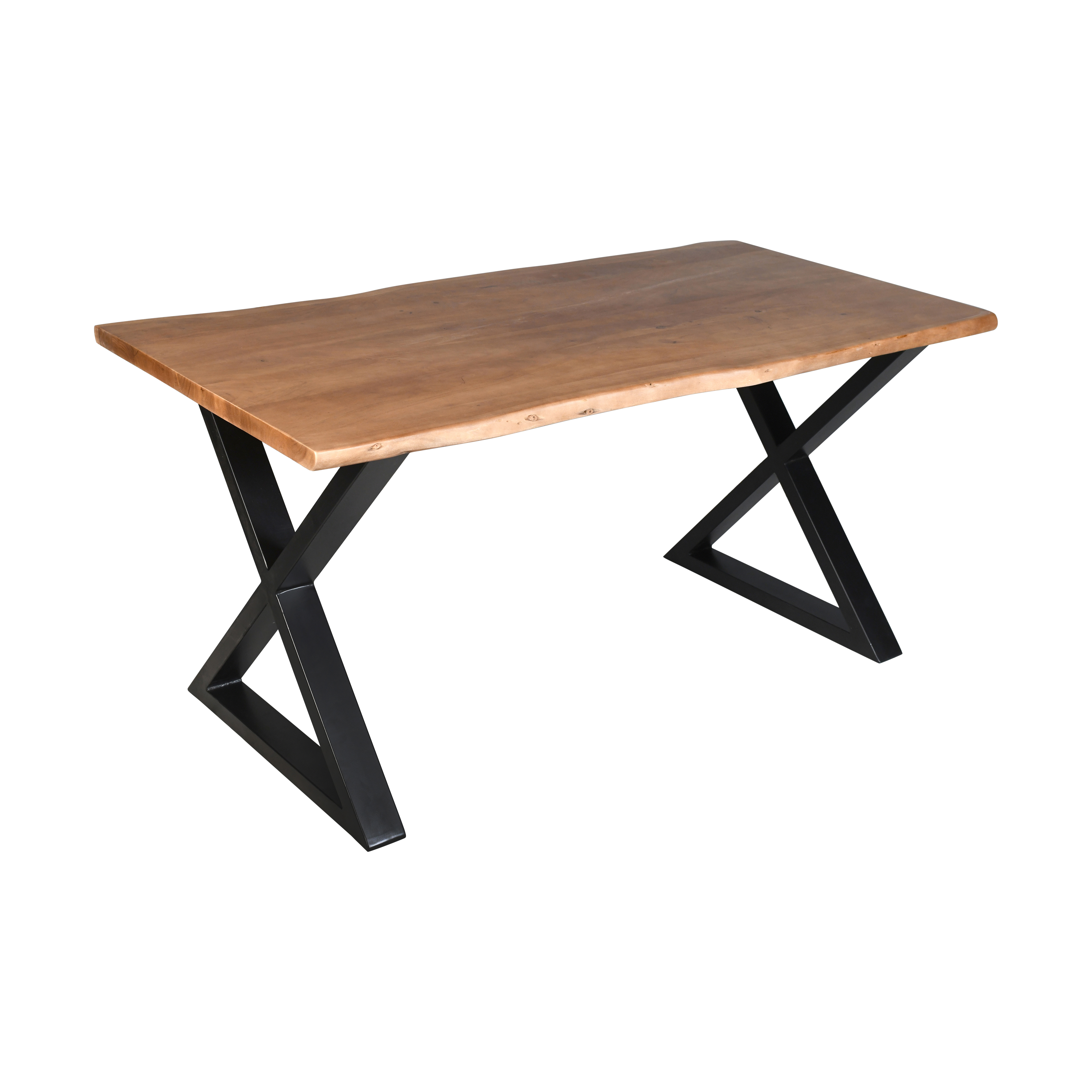 Dining Table Rectangle Live Edge 160 Acacia