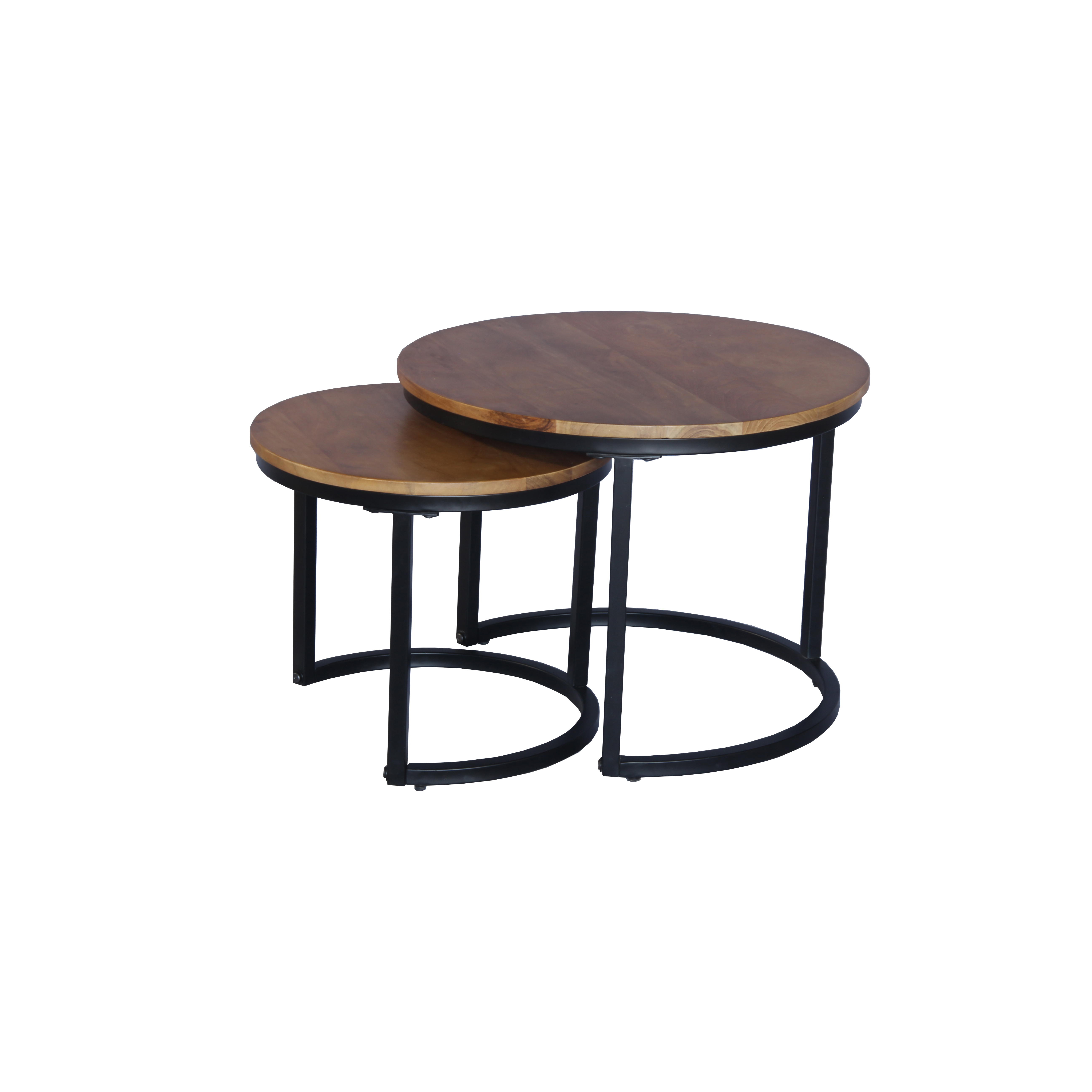 Coffee Table Set Of 2 Round 54 Acacia