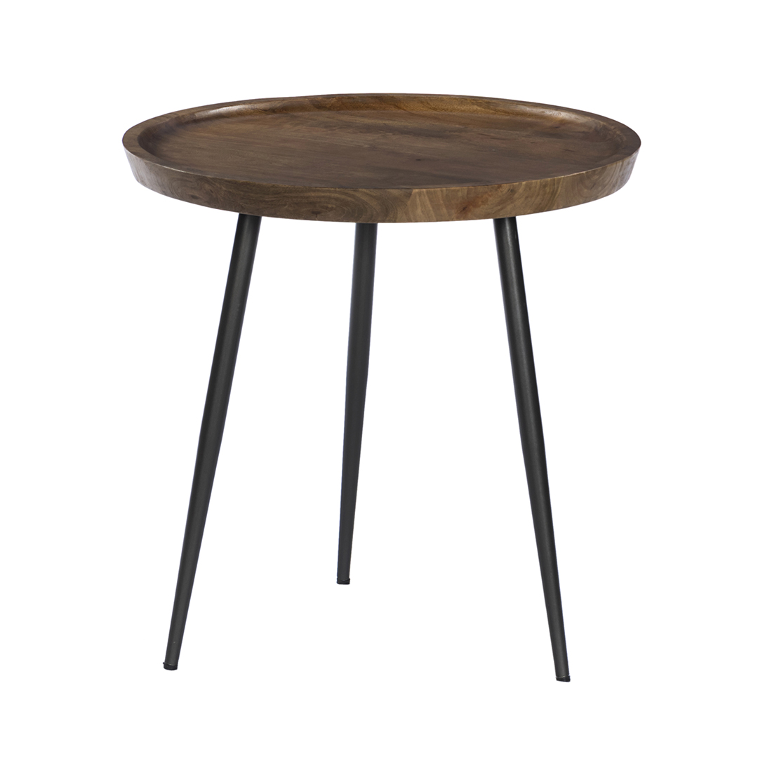 Lounge Table Round Pencil Leg 55 Mango