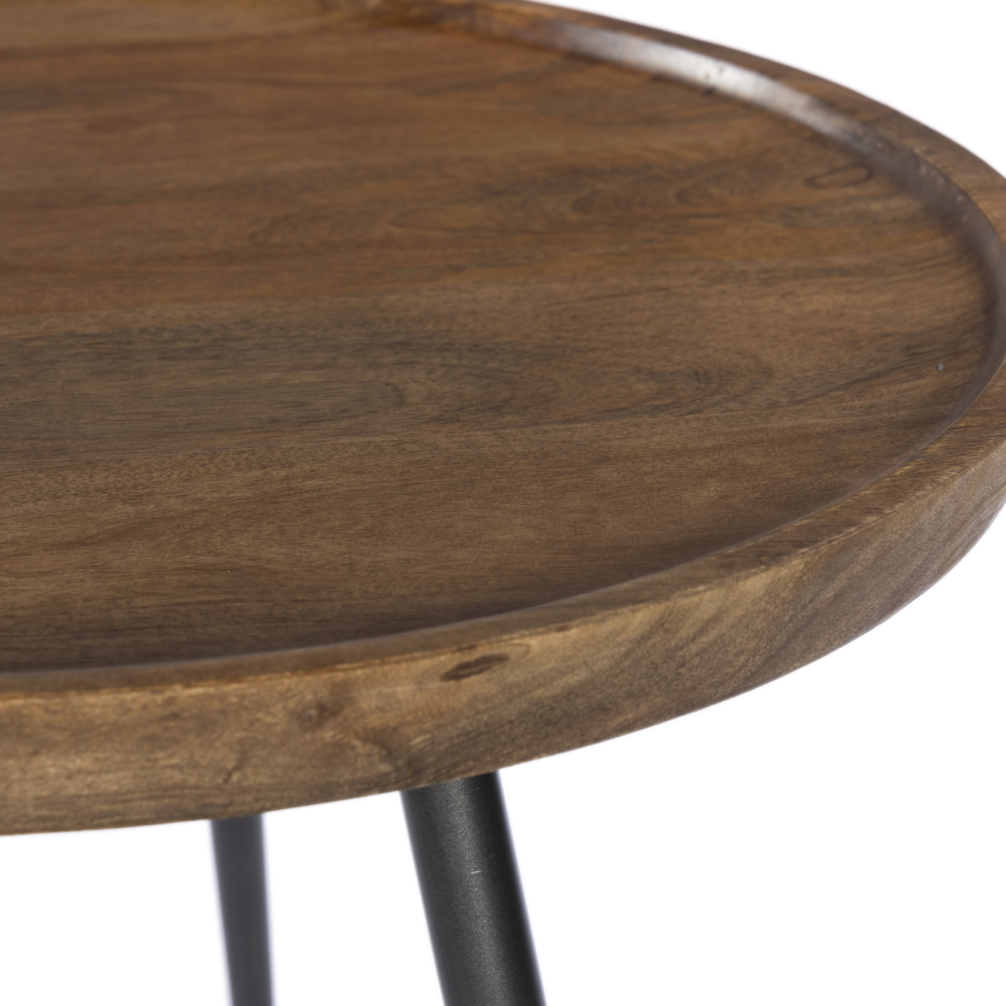 Lounge Table Round Pencil Leg 60 Mango