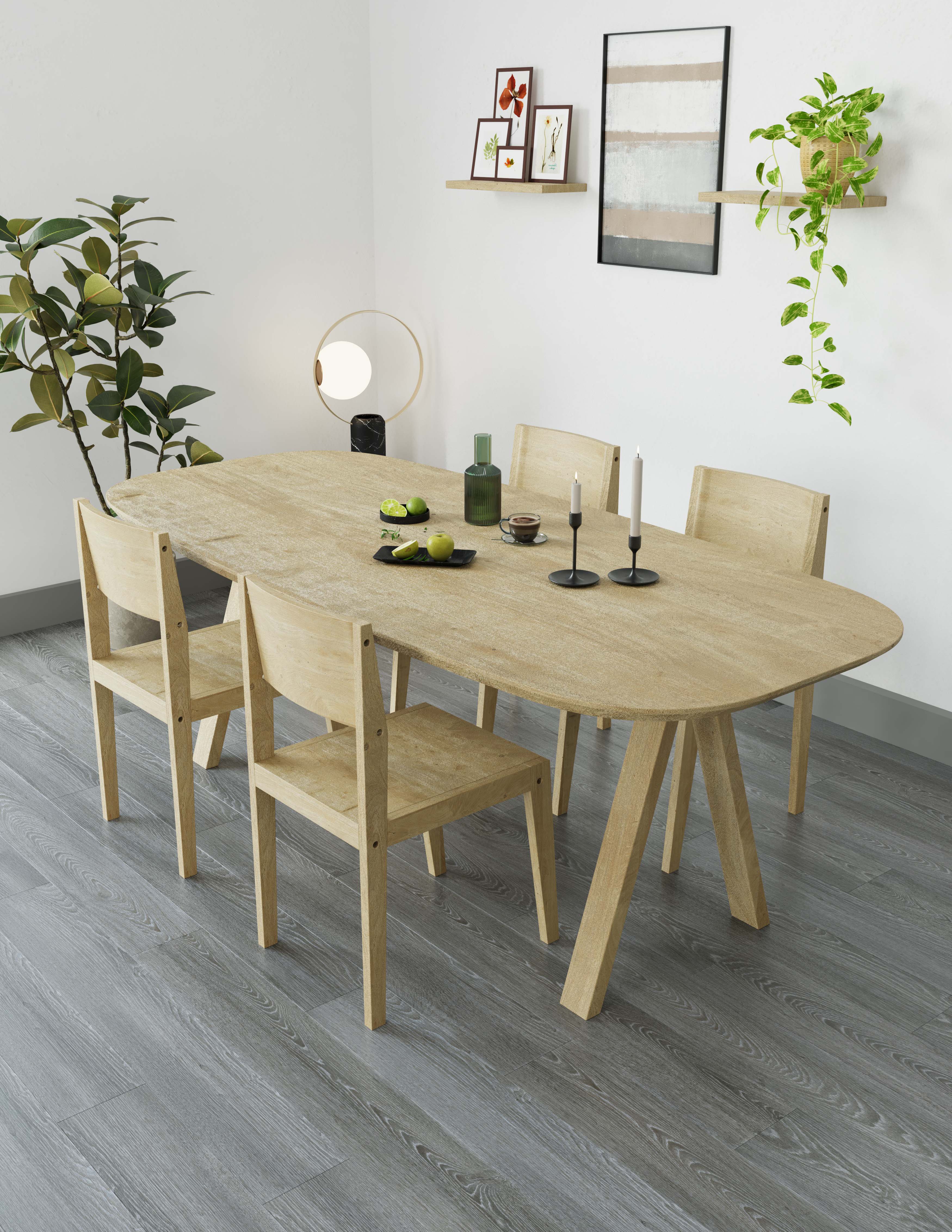 Scandinavian Serenity in Natural Oak