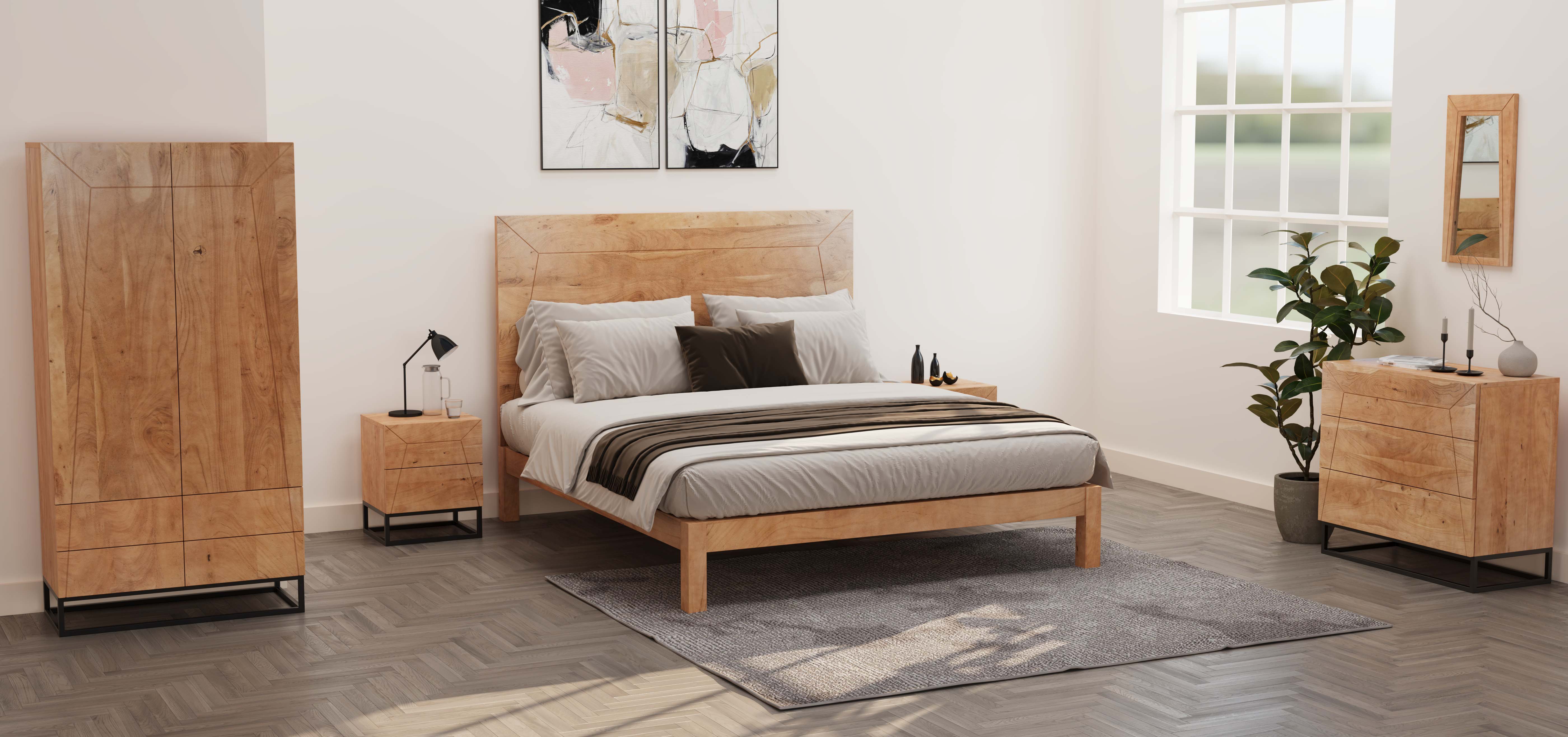 Modern Linear Elegance and Warm Timber Continuity