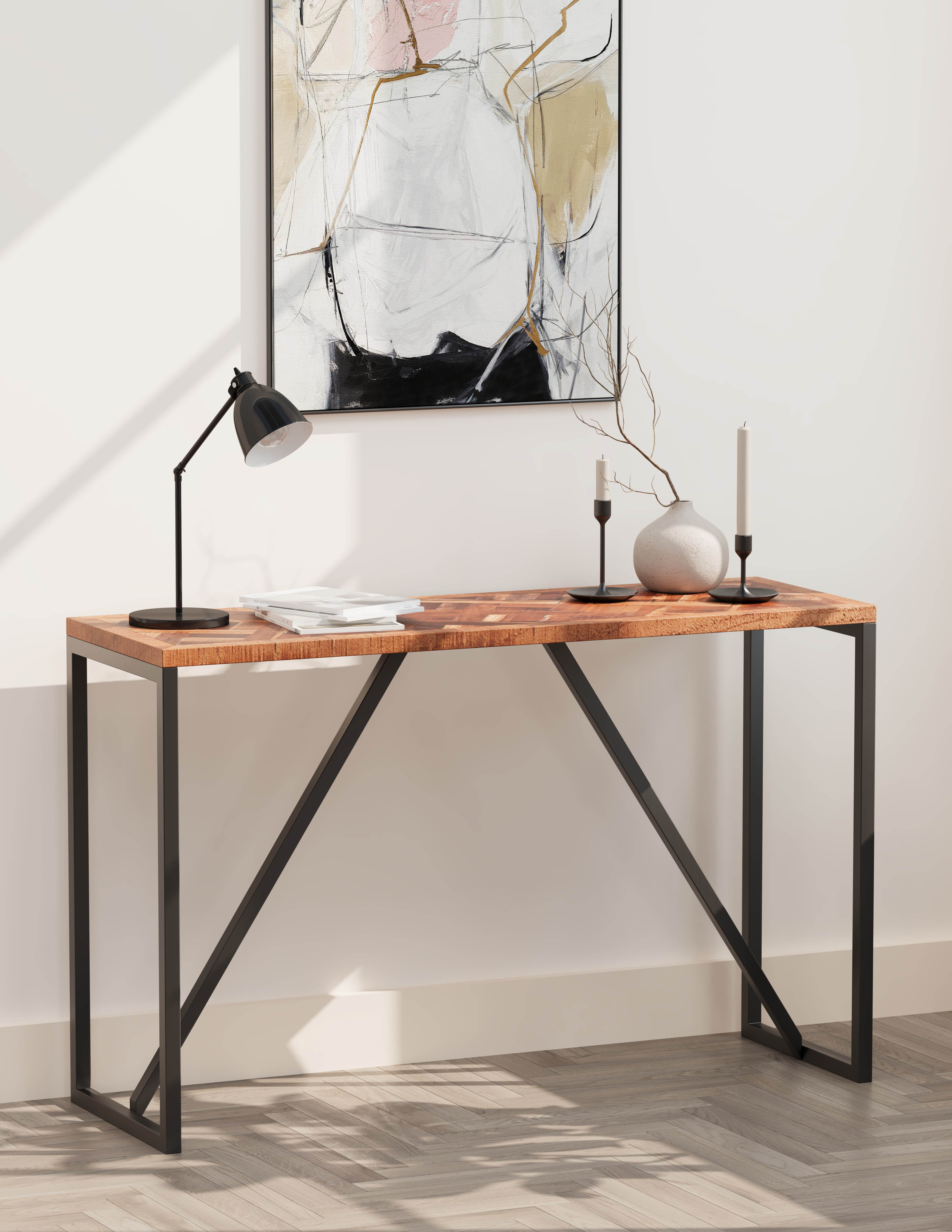 Parquet Artistry and Industrial Minimalism