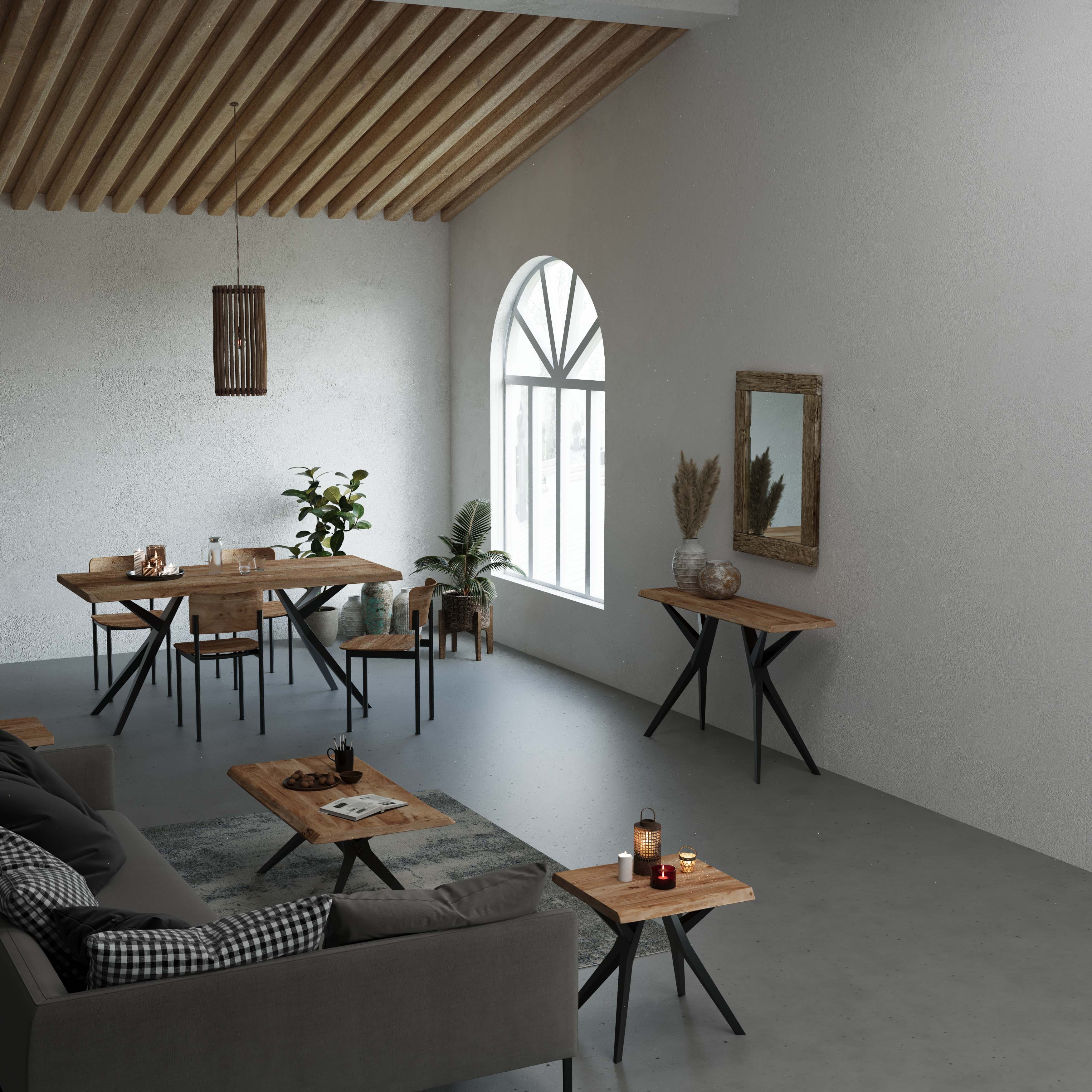 Rustic Industrial Harmony and Organic Continuity